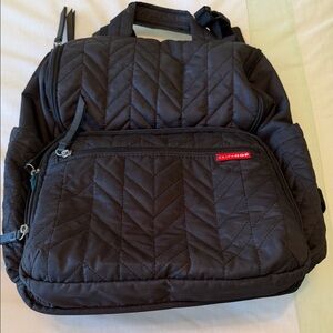 Skip Hop Unisex Diaper Bag with 3 Included Storage Containers